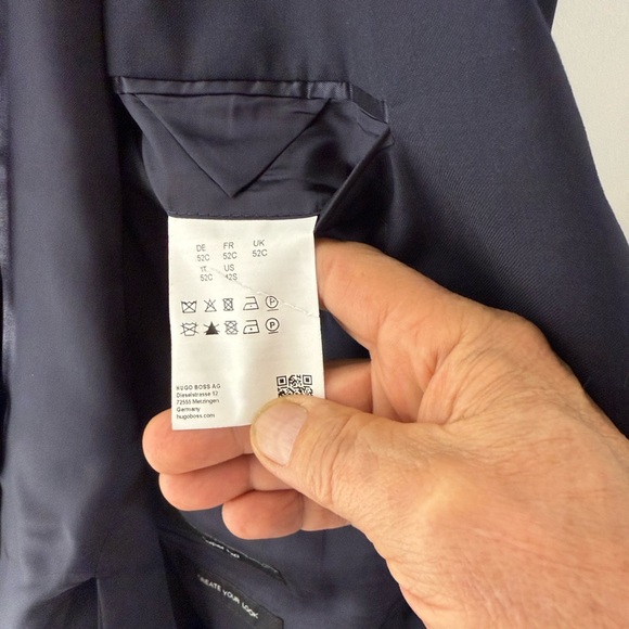 Boss Midnight Blue Suit Jacket - Picture 4 of 5